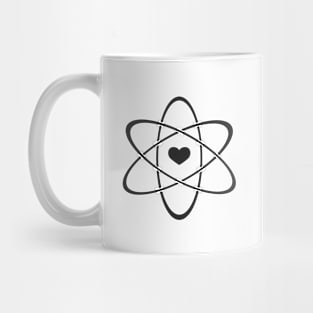 Atomic Symbol Heart, Atomic Love, You Matter, Stay positive Mug